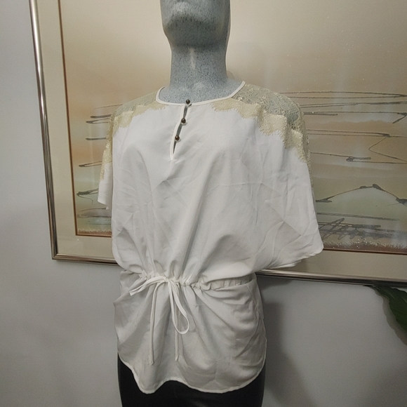 Kenneth Cole Top White Size XS - Picture 7 of 9